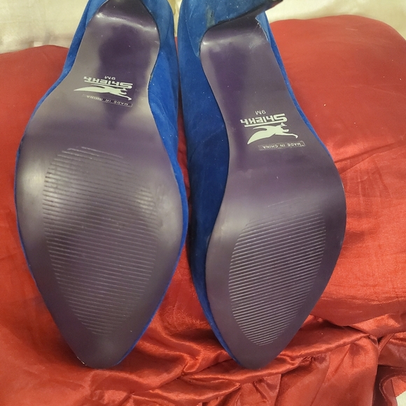 Shiekh Blue Pump Stiletto Heel 9 M - Picture 6 of 8